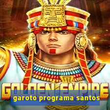 garoto programa santos